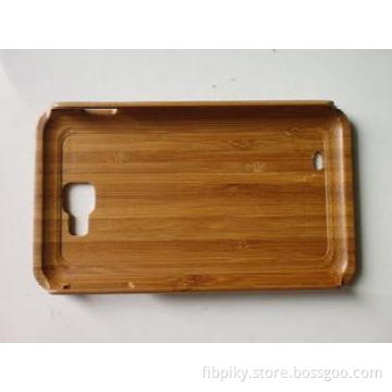 Smooth Surface Samsung Galaxy Note Wooden Case , Bamboo Mat